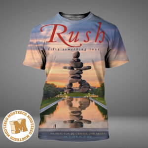 Rush Fifty Something Tour Washington DC 2026 Event Poster At Capital One Arena On October 25- 27 2026 All Over Print Shirt