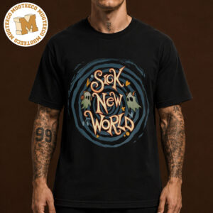 Sick New World Merch Tee Ghost Spiral Lineup Unisex T-Shirt