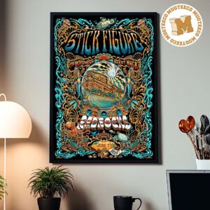 Stick Figure Morrison Colorado 2026 Event Poster At  Red Rocks Amphitheatre On June 7 2027 Home Decor Poster Canvas