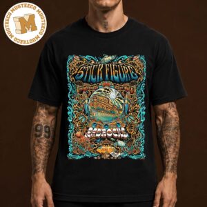Stick Figure Morrison Colorado 2026 Event Poster At  Red Rocks Amphitheatre On June 7 2027 Unisex T-Shirt