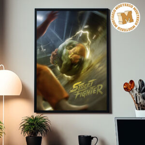 Street Fighter 2026 Movie Poster Blanka Rolling Attack Home Decor Poster Canvas