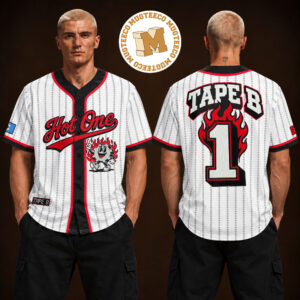 Tape B Hot One Merch Unisex Two Sided Baseball Jersey