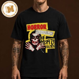 The Misfits X Danhausen Horror Business Merch Tee Unisex Black- T-Shirt