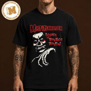 The Misfits X Danhausen Legacy Of Very Nice Very Evil Merch Tee Unisex Black- T-Shirt