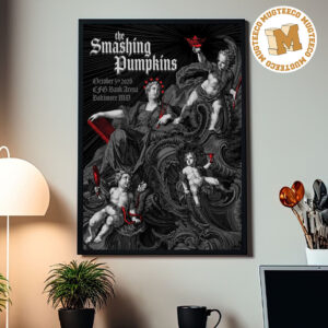The Smashing Pumpkins Baltimore MD 2026 Event Poster At  CFG Bank Arena On October 3 2026 Home Decor Poster Canvas