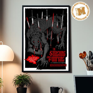 The Smashing Pumpkins Brooklyn NY The Rats In A Cage Tour 2026 Event Poster At  Barclays Center On October 4 2026 Home Decor Poster Canvas