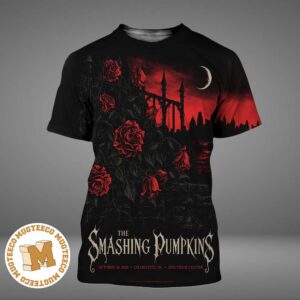 The Smashing Pumpkins Charlotte NC 2026 Event Poster At Spectrum Center On October 16 2026 All Over Print Shirt