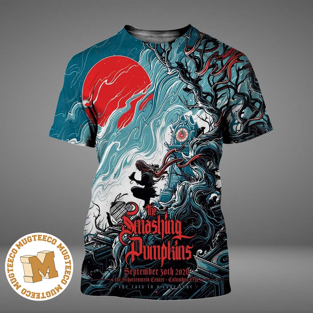 The Smashing Pumpkins Columbus OH 2026 Event Poster At The Schottenstein Center On September 30 2026 All Over Print Shirt The Smashing Pumpkins Columbus OH 2026 Event Poster At The Schottenstein Center On September 30 2026 All Over Print Shirt