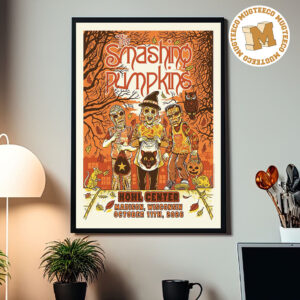 The Smashing Pumpkins Madison Wisconsin 2026 Event Poster At Kohl Center On October 11 2026 Home Decor Poster Canvas