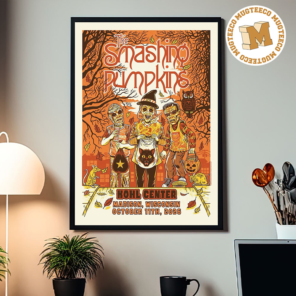 The Smashing Pumpkins Madison Wisconsin 2026 Event Poster At Kohl Center On October 11 2026 Home Decor Poster Canvas The Smashing Pumpkins Madison Wisconsin 2026 Event Poster At Kohl Center On October 11 2026 Home Decor Poster Canvas