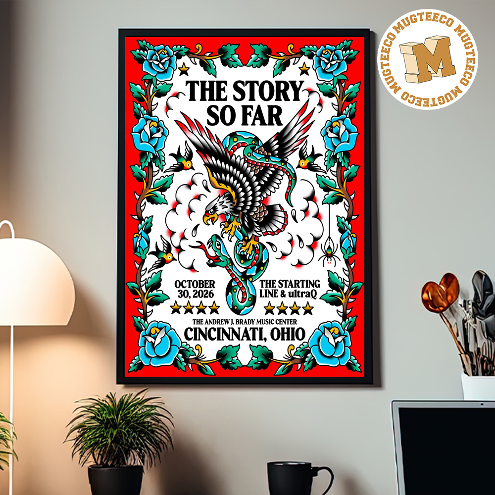 The Story So Far Cincinnati Ohio 2026 Event Poster At The Andrew J Brady Music Center On October 30 2026 Home Decor Poster Canvas The Story So Far Cincinnati Ohio 2026 Event Poster At The Andrew J Brady Music Center On October 30 2026 Home Decor Poster Canvas