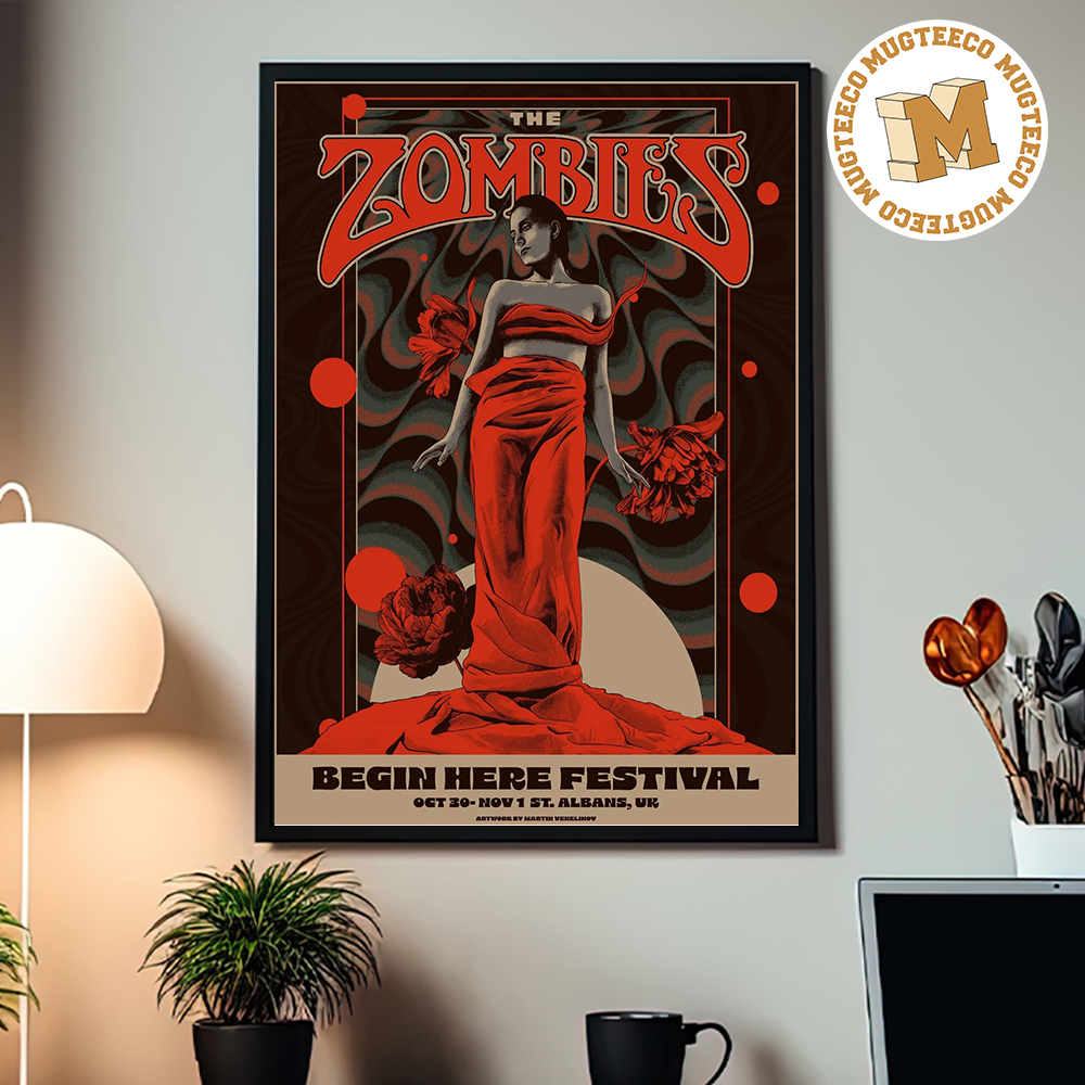 The Zombies Albans UK 2026 Event Poster At Begin Here Festival On October 30 And November 1 2026 Home Decor Poster Canvas The Zombies Albans UK 2026 Event Poster At Begin Here Festival On October 30 And November 1 2026 Home Decor Poster Canvas