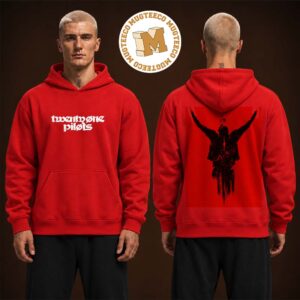 Twenty One Pilots 2026 Exclusive Tee Vintage Two Sided Unisex Red Hoodie Shirt