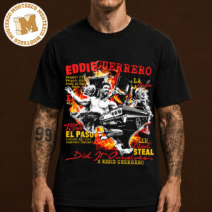 WWE Eddie Guerrero x DIOS Merch Tee Did It Ourselves Unisex Black T-Shirt