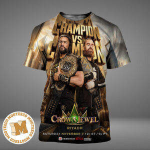WWE The World Champion Undisputed Roman Reigns VS Sami Zayn On November 7 2026 All Over Print Shirt