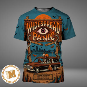 Widespread Panic New Orleans LA 2026 Event Poster At Lakefront Arena On October 30 2026 All Over Print Shirt