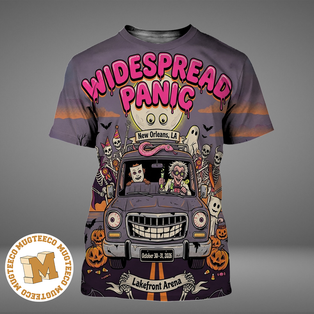 Widespread Panic New Orleans LA 2026 Event Poster At Lakefront Arena On October 30 And 31 2026 All Over Print Shirt Widespread Panic New Orleans LA 2026 Event Poster At Lakefront Arena On October 30 And 31 2026 All Over Print Shirt