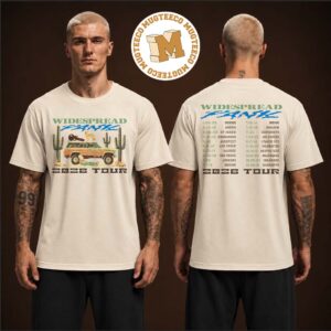Widespread Panic Tour 2026 Merch Tee Back Sided Tour Date Two Sided Unisex T-Shirt