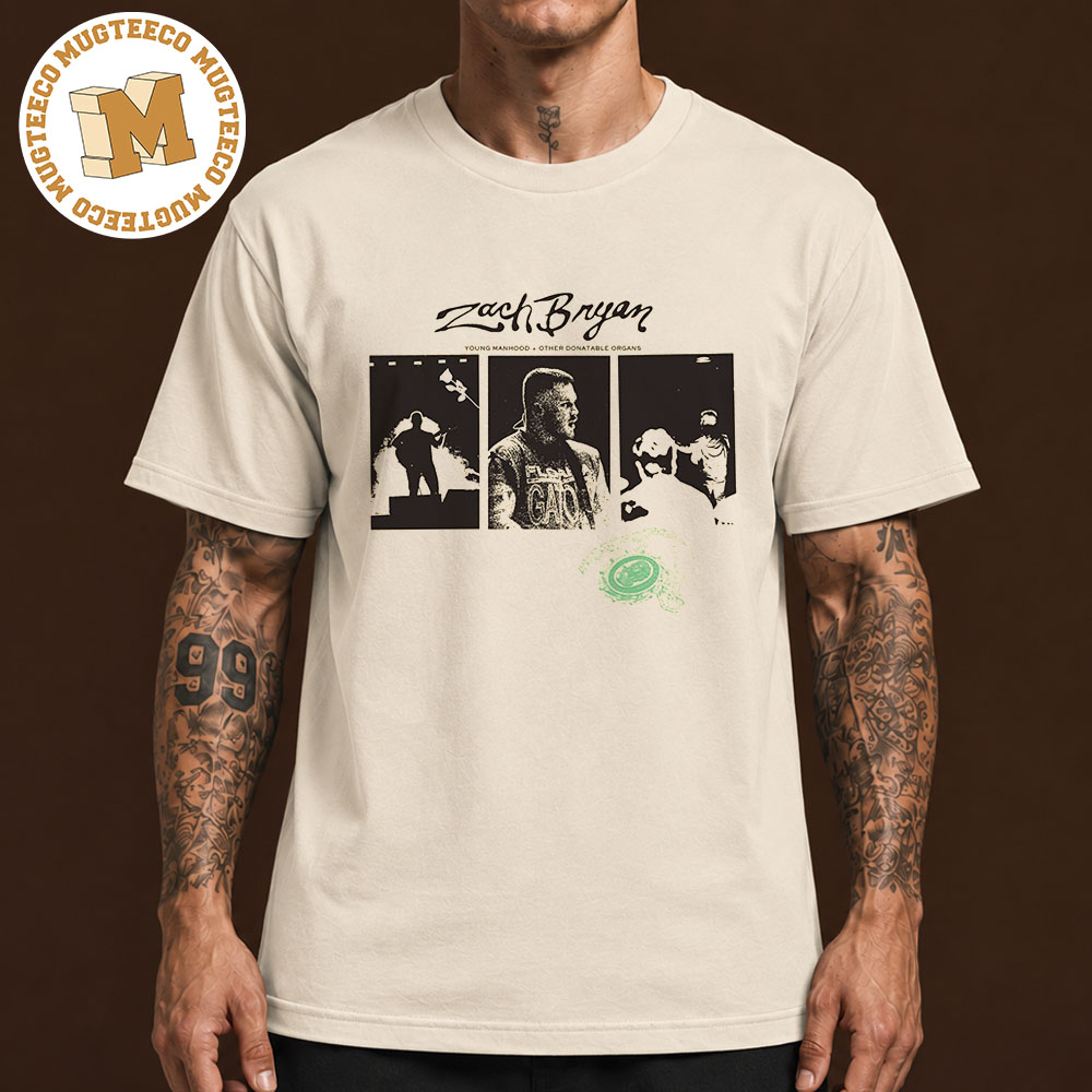 Zach Bryan Merch Tee 2026 Young Manhood Pendant Unisex T-Shirt Zach Bryan Merch Tee 2026 Young Manhood Pendant Unisex T-Shirt