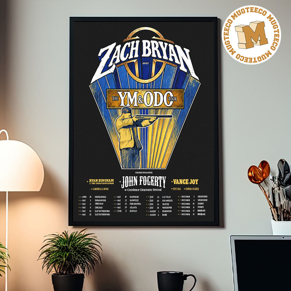 Zach Bryan The YM And ODO Tour 2027 Schedule Home Decor Poster Canvas Zach Bryan The YM And ODO Tour 2027 Schedule Home Decor Poster Canvas